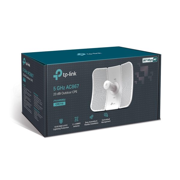 TP-Link CPE710 punto de acceso inalámbrico 867 Mbit/s Blanco Energía sobre Ethernet (PoE) - Imagen 3