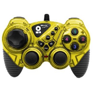 BRobotix 751899Y control de juego Negro, Oro USB Gamepad Analógico/Digital PC