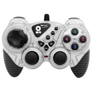 BRobotix 751899B control de juego Negro, Blanco USB Gamepad Analógico/Digital PC
