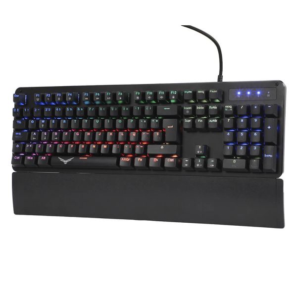 Naceb Technology Black Cobra teclado Juego USB Español Negro - Imagen 3