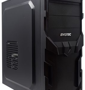 Evotec EV-1005 gabinete de computadora Mini Tower Negro 600 W