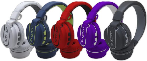 Necnon NBH-05 BT Auriculares Inalámbrico Diadema Llamadas/Música Bluetooth Rojo