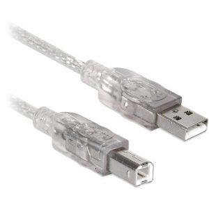 BRobotix 150112 cable USB USB 2.0 1.8 m USB A USB B Transparente