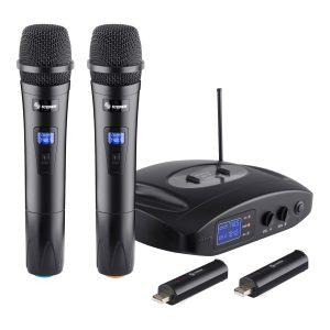 Steren WR-810 UHF sistema para micrófono inalámbrico
