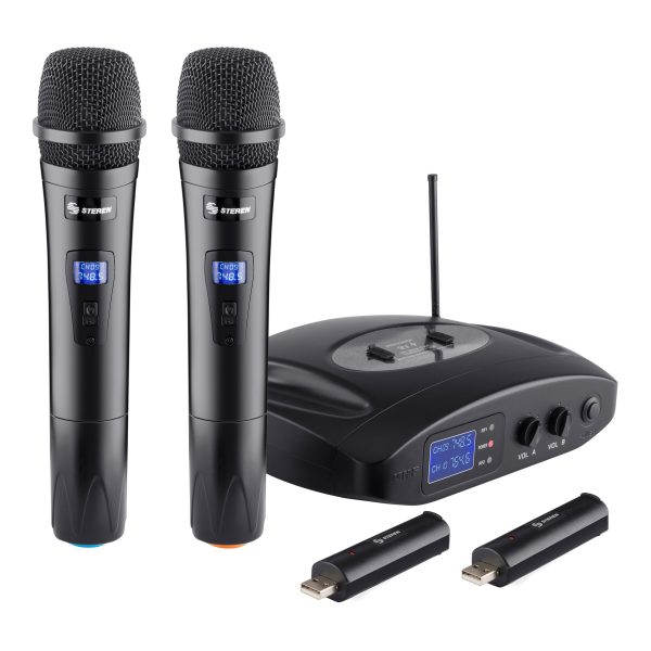 Steren WR-810 UHF sistema para micrófono inalámbrico