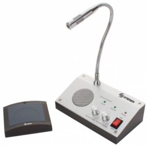 Steren INT-300 sistema deportero automático Negro, Acero inoxidable