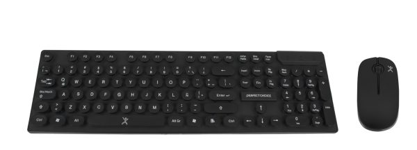 Perfect Choice PC-201052 teclado Ratón incluido Oficina RF inalámbrico QWERTY Español Negro