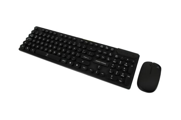 Perfect Choice PC-201052 teclado Ratón incluido Oficina RF inalámbrico QWERTY Español Negro - Imagen 2