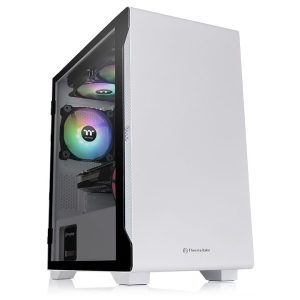 Thermaltake S100 Tempered Glass Snow Edition Micro Tower Blanco