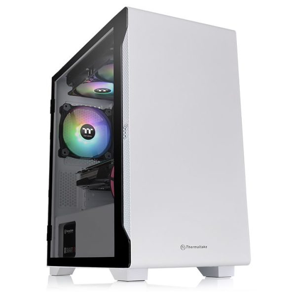 Thermaltake S100 Tempered Glass Snow Edition Micro Tower Blanco