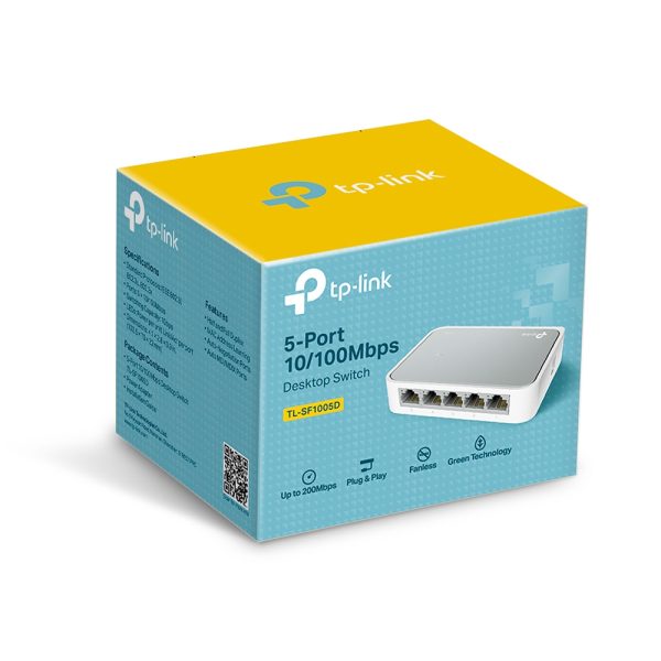 TP-Link TL-SF1005D dispositivo de redes No administrado Fast Ethernet (10/100) - Imagen 3