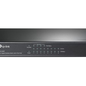 TP-Link TL-SG1008P dispositivo de redes No administrado Gigabit Ethernet (10/100/1000) Energía sobre Ethernet (PoE) Avellana