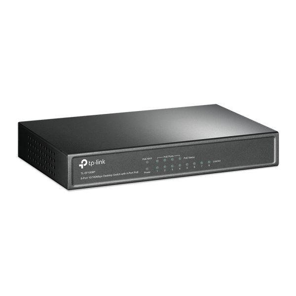 TP-Link TL-SF1008P dispositivo de redes No administrado Fast Ethernet (10/100) Energía sobre Ethernet (PoE) Oliva - Imagen 2