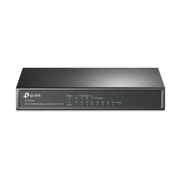 TP-Link TL-SF1008P dispositivo de redes No administrado Fast Ethernet (10/100) Energía sobre Ethernet (PoE) Oliva