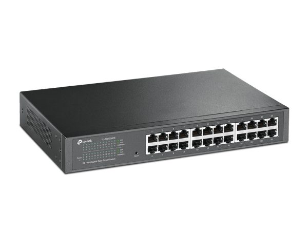 TP-Link TL-SG1024DE dispositivo de redes Gestionado L2 Gigabit Ethernet (10/100/1000) Negro - Imagen 2