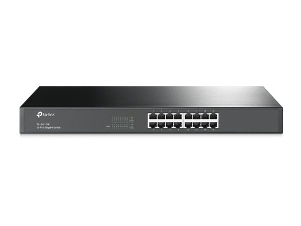 TP-Link TL-SG1016 dispositivo de redes No administrado Gigabit Ethernet (10/100/1000) 1U Negro - Imagen 4