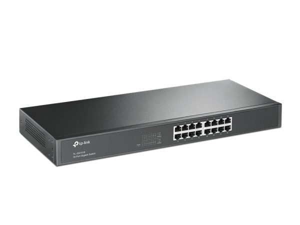 TP-Link TL-SG1016 dispositivo de redes No administrado Gigabit Ethernet (10/100/1000) 1U Negro - Imagen 2