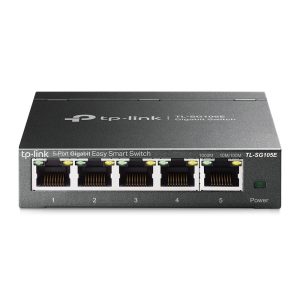 TP-Link TL-SG105E dispositivo de redes Gestionado L2 Gigabit Ethernet (10/100/1000) Negro