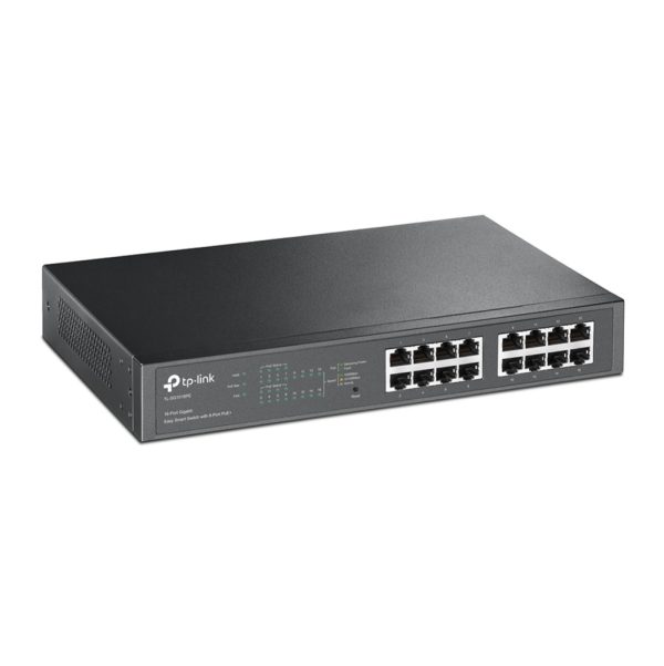 TP-Link TL-SG1016PE dispositivo de redes Gestionado L2 Gigabit Ethernet (10/100/1000) Energía sobre Ethernet (PoE) Negro - Imagen 2
