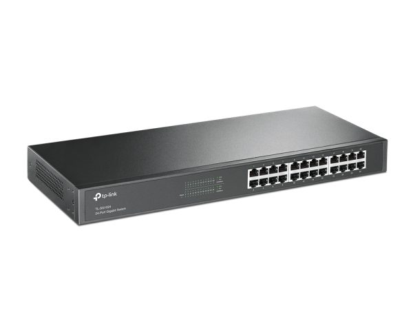 TP-Link TL-SG1024 dispositivo de redes No administrado L2 Gigabit Ethernet (10/100/1000) Negro - Imagen 2