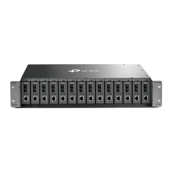 TP-Link TL-MC1400 chasis de equipo de red Negro - Imagen 3