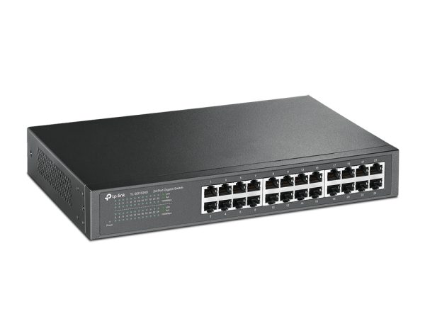 TP-Link TL-SG1024D dispositivo de redes No administrado Gigabit Ethernet (10/100/1000) Gris - Imagen 2
