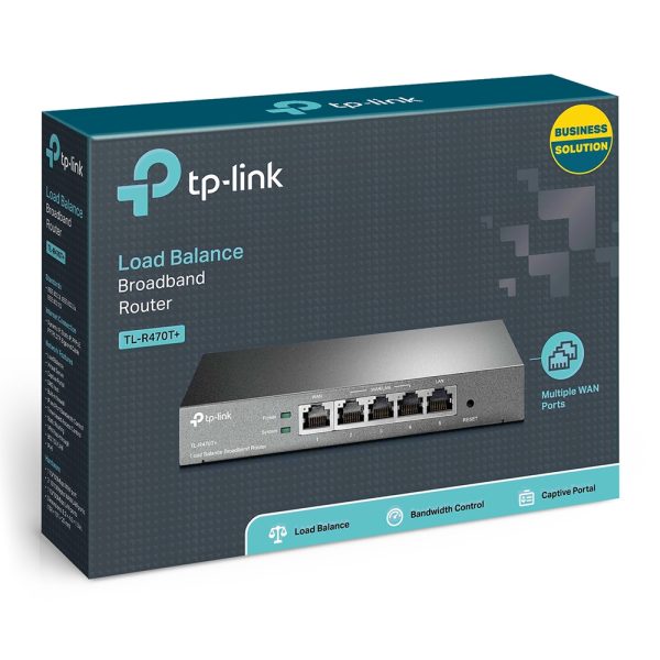 TP-Link TL-R470T+ enrutador Ethernet rápido Negro - Imagen 3