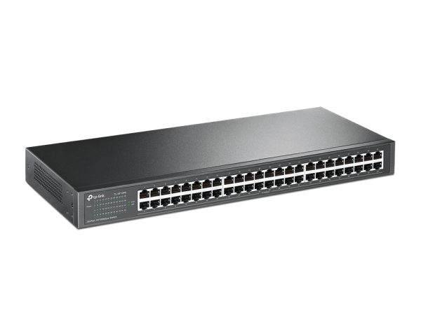 TP-Link TL-SF1048 dispositivo de redes No administrado Fast Ethernet (10/100) 1U Negro - Imagen 2