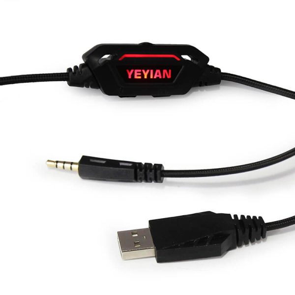 Yeyian YDV-33403 audífono y auriculare Auriculares Alámbrico Diadema Juego USB tipo A Negro - Imagen 4