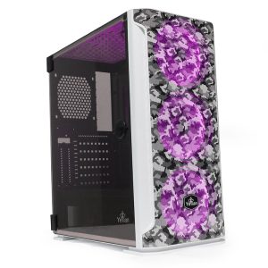 Yeyian Hollow 2500 Midi Tower Negro, Camuflaje, Blanco