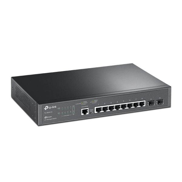 TP-Link JetStream TL-SG3210 dispositivo de redes Gestionado L2/L3 Gigabit Ethernet (10/100/1000) 1U Negro - Imagen 2
