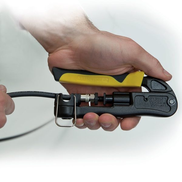 Klein Tools VDV211-063 ponchadora Herramienta para prensar Negro, Amarillo - Imagen 2