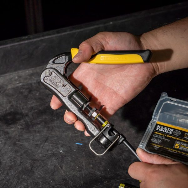 Klein Tools VDV211-063 ponchadora Herramienta para prensar Negro, Amarillo - Imagen 4