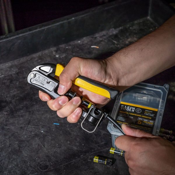 Klein Tools VDV211-063 ponchadora Herramienta para prensar Negro, Amarillo - Imagen 3
