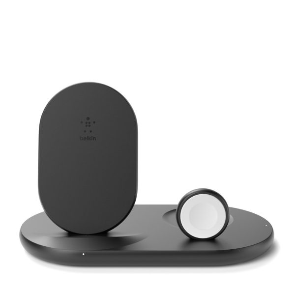 Belkin BOOST CHARGE 3-in-1 Audífonos, Smartphone, Reloj inteligente Negro USB Cargador inalámbrico Interior - Imagen 3