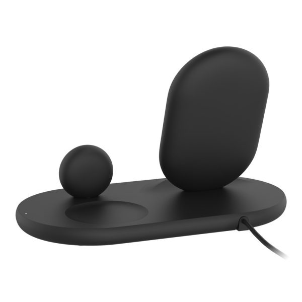 Belkin BOOST CHARGE 3-in-1 Audífonos, Smartphone, Reloj inteligente Negro USB Cargador inalámbrico Interior - Imagen 4