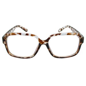BRobotix 521801 lente de moda Unisex Rectángulo Armazón completa Negro, Café