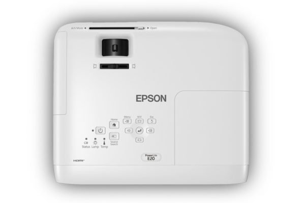 Epson PowerLite E20 video proyector Proyector de alcance estándar 3400 lúmenes ANSI 3LCD XGA (1024x768) Blanco - Imagen 4