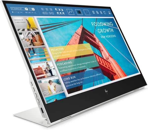 HP E-Series E14 G4 monitor de computadora 35.6 cm (14") 1920 x 1080 Pixeles Full HD LED Blanco - Imagen 3