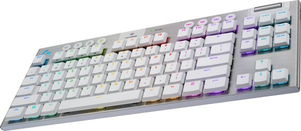 Logitech G G915 TKL - GL Tactile teclado Juego Bluetooth Aluminio, Blanco - Imagen 4