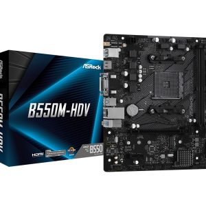 Asrock B550M-HDV AMD B550 Enchufe AM4 Micro ATX