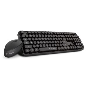 TechZone TZ19COMB01-INA teclado Ratón incluido Universal USB Negro