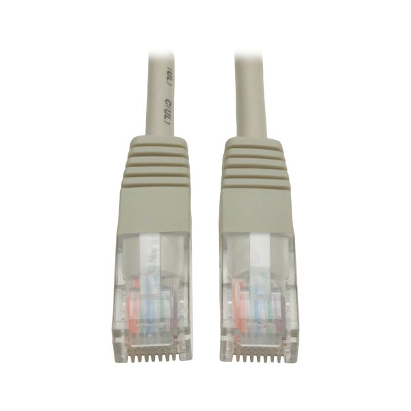 Tripp Lite N002-004-GY Cable Ethernet (UTP) Patch Moldeado Cat5e 350 MHz (RJ45 M/M) - Gris, 1.22 m [4 pies] - Imagen 3
