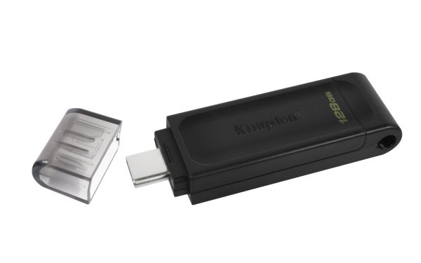 Kingston Technology DataTraveler 70 unidad flash USB 128 GB USB Tipo C 3.2 Gen 1 (3.1 Gen 1) Negro - Imagen 4