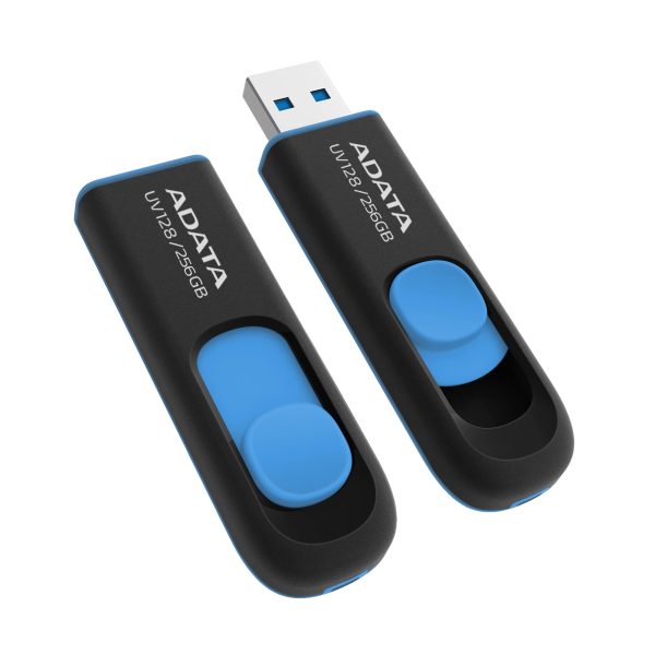 ADATA UV128 unidad flash USB 256 GB USB tipo A 3.2 Gen 1 (3.1 Gen 1) Negro, Azul - Imagen 3