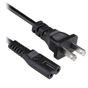BRobotix 000123 cable de alimentación Negro 1.8 m Enchufe tipo A Acoplador C8