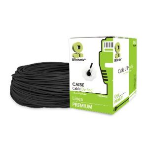 BRobotix 055100 cable de red Negro 100 m Cat5e U/UTP (UTP)
