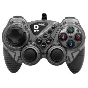 BRobotix 751899G control de juego Gris USB 2.0 Gamepad PC, Playstation 3