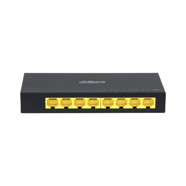 Dahua Technology Access DH-PFS3008-8GT dispositivo de redes No administrado L2 Gigabit Ethernet (10/100/1000) Negro - Imagen 2