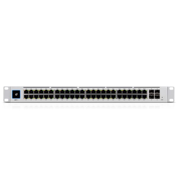 Ubiquiti UniFi USW-PRO-48 dispositivo de redes Gestionado L2/L3 Gigabit Ethernet (10/100/1000) 1U Plata - Imagen 2